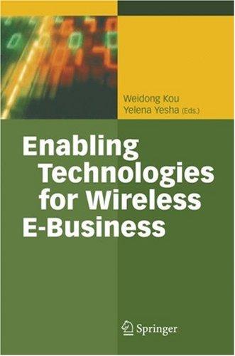 Cover for Enabling Technologies for Wireless E-Business