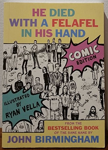 Cover for He Died with a Felafel in His Hand : Comic Edition