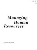 Cover for Managing human resources