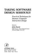 Cover for Taking software design seriously