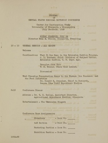 Cover for Program