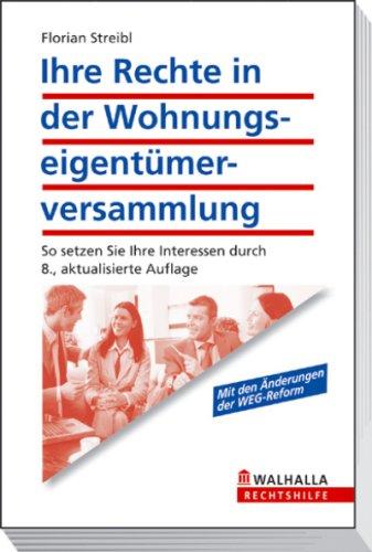 Cover for Ihre Rechte in der Wohnungseigentümerversammlung. So setzen Sie Ihre Interessen durch.