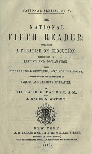 Cover for The national fifth reader