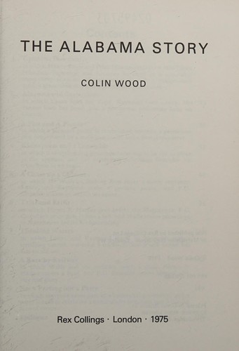 Cover for The 'Alabama' story