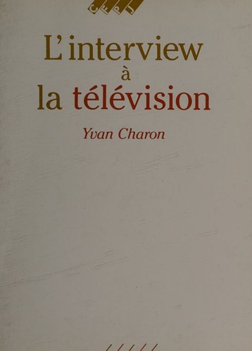 Cover for L' interview à la télévision