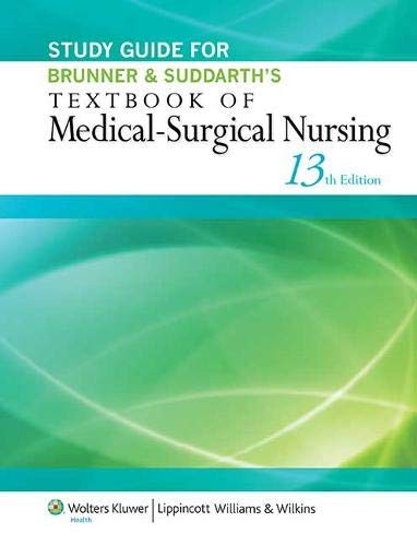 Cover for Study Guide for Brunner & Suddarth's Textbook of Medical-Surgical Nursing