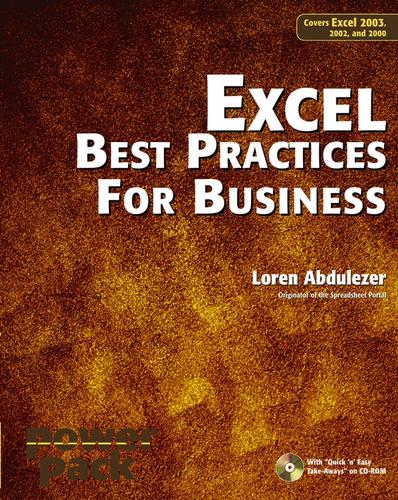 Cover for Excel Best Practices for Business