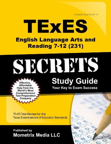 Cover for TExES English Language Arts and Reading 7-12  Secrets Study Guide
