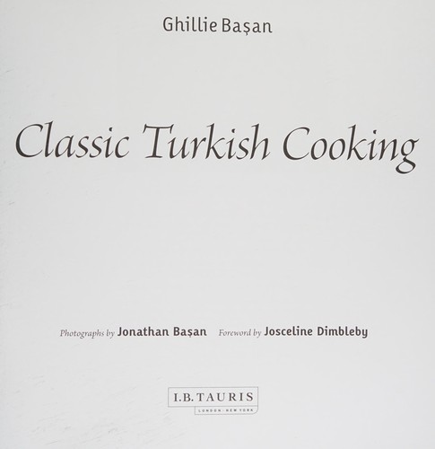 Cover for Classic Turkish cooking