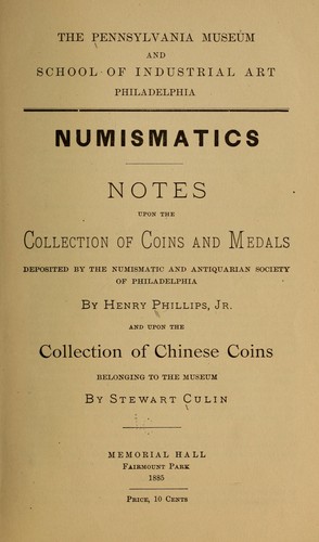 Cover for Numismatics