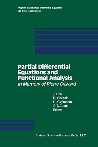 Cover for Partial Differential Equations and Functional Analysis