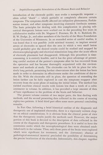 Cover for Depth-electrographic stimulation of the human brain and behavior