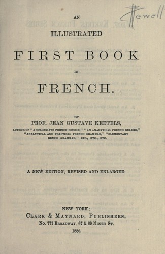 Cover for An illustrated first book in French