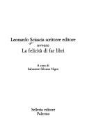 Cover for Leonardo Sciascia scrittore editore ...