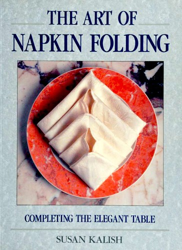 Cover for The art of napkin folding