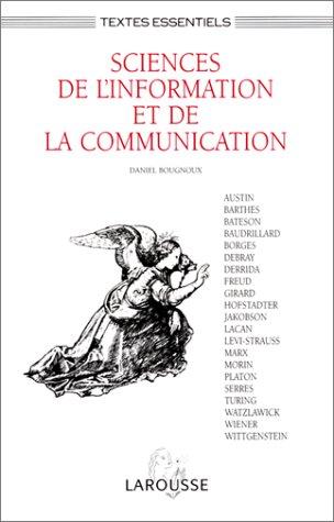 Cover for Sciences de l'information et de la communication