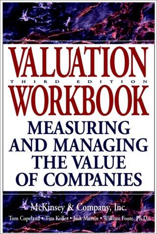 Cover for Valuation WorkBook