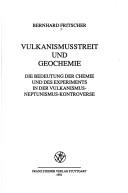 Cover for Vulkanismusstreit und Geochemie