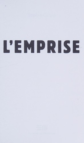 Cover for L'emprise