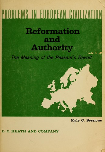 Cover for Reformation and authority
