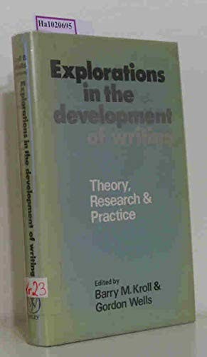 Cover for Explorations in the development of writing