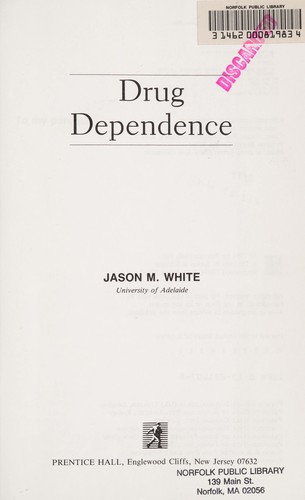 Cover for Drug dependence