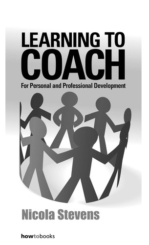 Cover for Learning to coach