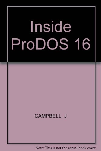 Cover for Inside ProDOS 16