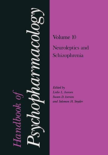 Cover for Handbook of Psychopharmacology : Volume 10