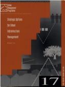 Cover for Strategic options for urban infrastructure management