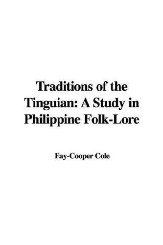 Cover for Traditions Of The Tinguian