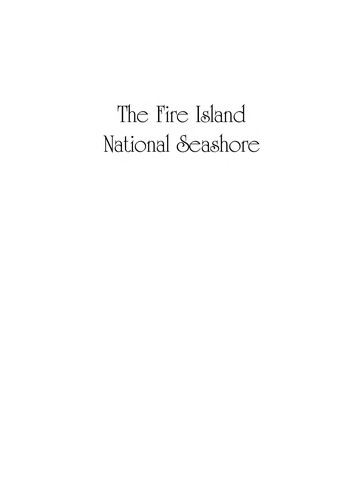 Cover for The Fire Island National Seashore