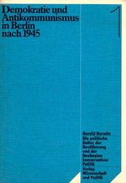 Cover for Die politische Kultur der Bevölkerung und der Neubeginn konservativer Politik