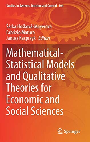 Cover for Mathematical-Statistical Models and Qualitative Theories for Economic and Social Sciences