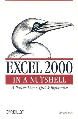 Cover for Excel 2000 in a nutshell