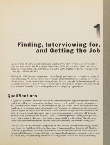 Cover for IT security interviews exposed