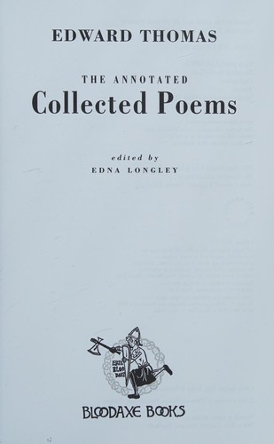 Cover for The annotated collected poems