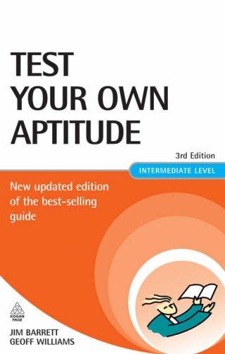 Cover for Test Your Own Aptitude