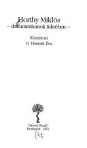 Cover for Horthy Miklós dokumentumok tükrében