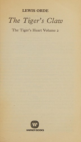 Cover for The tiger's claw