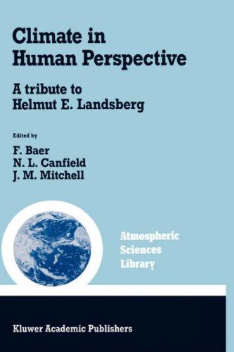 Cover for Climate in human perspective