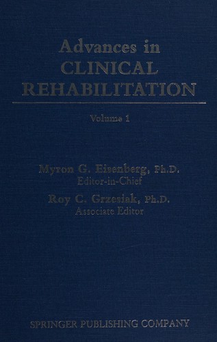 Cover for Advances in Clinical Rehabilitation