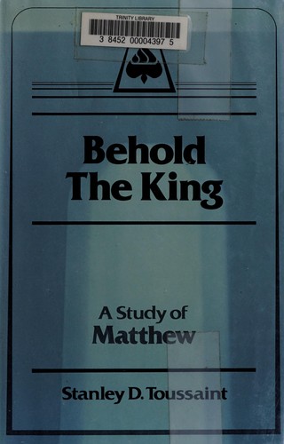 Cover for Behold the King