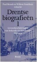 Cover for Drentse biografieën