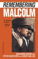 Cover for Remembering Malcolm
