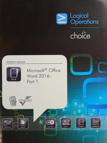 Cover for Microsoft Office Word 2016