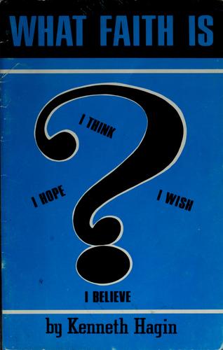 Cover for What faith is