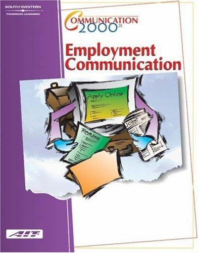 Cover for Communication 2000 2E: Employment Communication