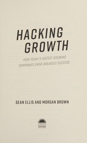 Cover for Hacking growth
