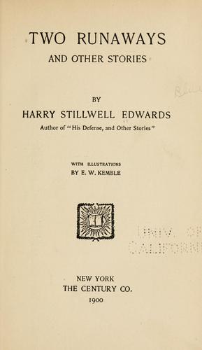 Cover for Two runaways, and other stories